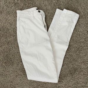 High waisted skinny jeans